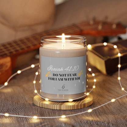 Isaiah 41:10 Scented Soy Christian Candle