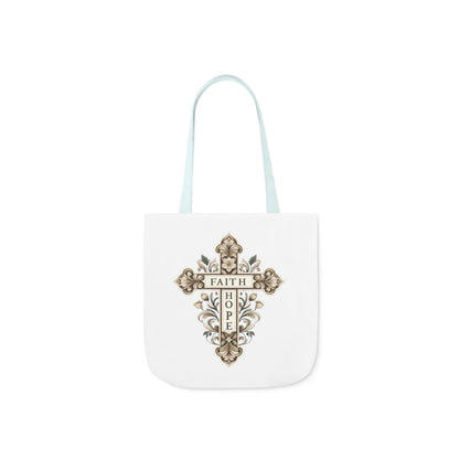 Faith Hope Canvas Tote Bag