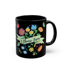 Load image into Gallery viewer, I Choose Jesus Black Mug
