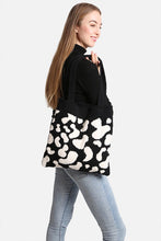 Load image into Gallery viewer, Cow Print Luxury Soft Knitted Tote Bag
