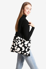 Load image into Gallery viewer, Cow Print Luxury Soft Knitted Tote Bag

