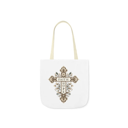 Faith Hope Canvas Tote Bag