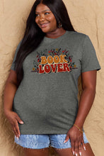 Load image into Gallery viewer, Simply Love Full Size BOOK LOVER Graphic Cotton Tee
