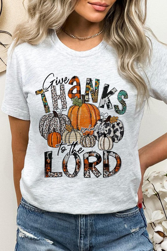 GIVE THANKS TO THE LORD SHORT SLEEVE