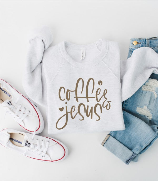 Coffee & Jesus Crewneck Sweatshirt