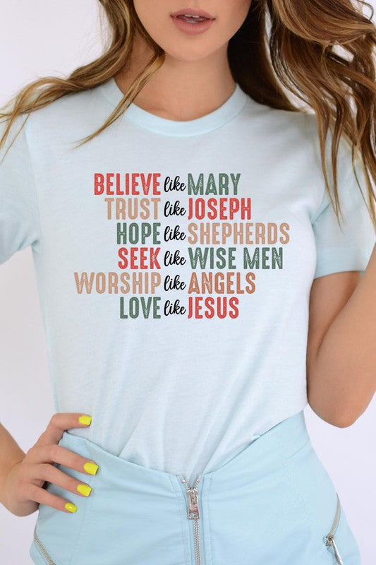 Love Like Jesus Christmas Tee