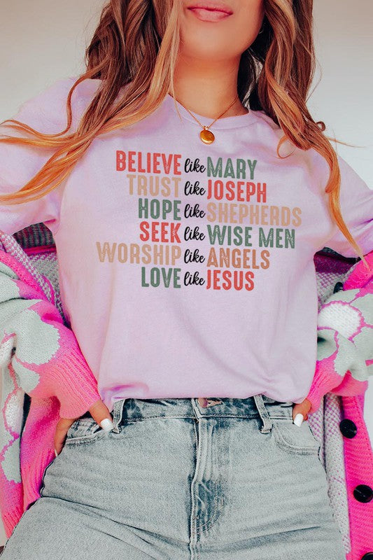 Love Like Jesus Christmas Tee