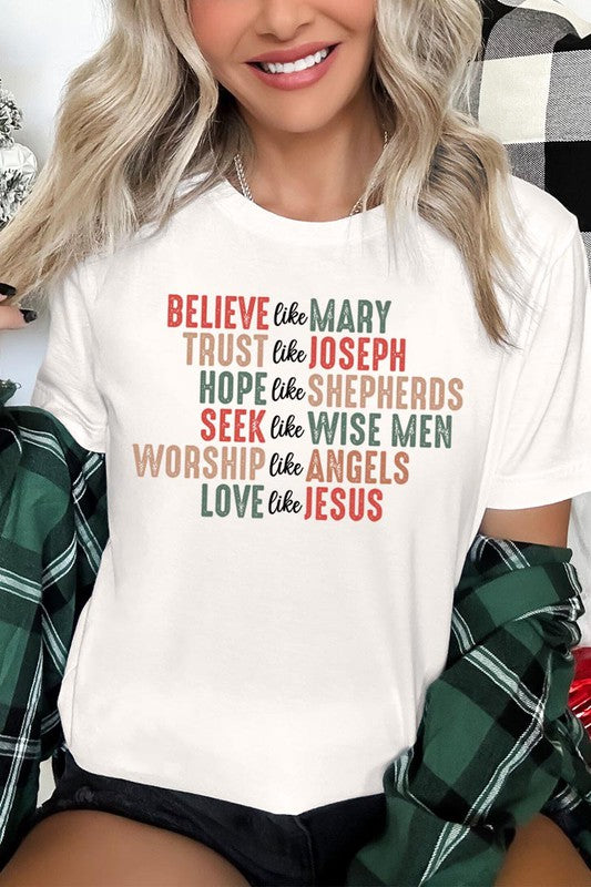 Love Like Jesus Christmas Tee