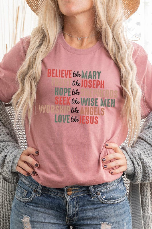 Love Like Jesus Christmas Tee