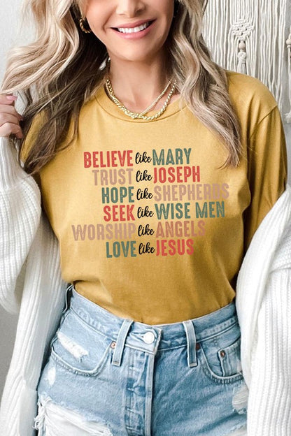 Love Like Jesus Christmas Tee