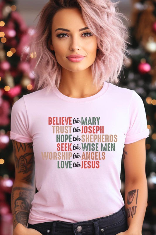 Love Like Jesus Christmas Tee