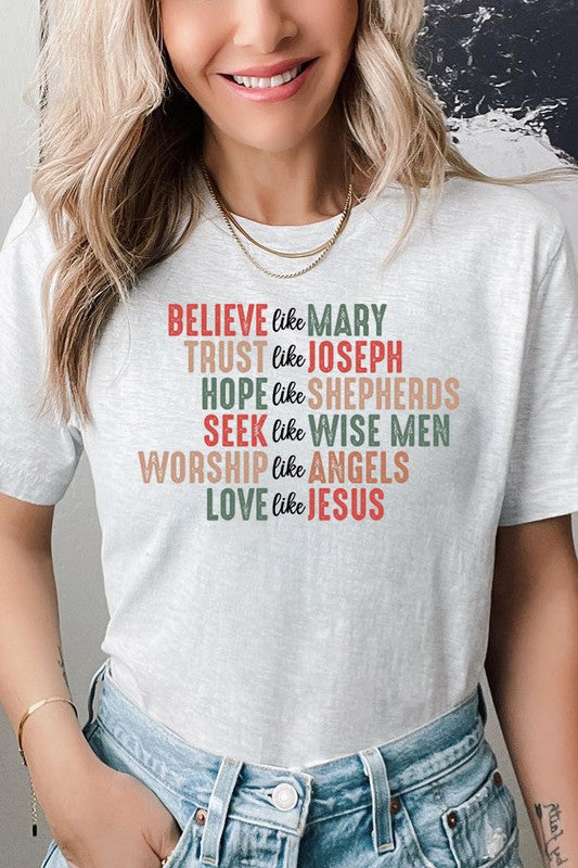 Love Like Jesus Christmas Tee