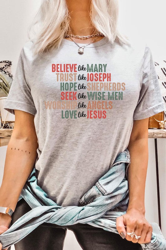 Love Like Jesus Christmas Tee