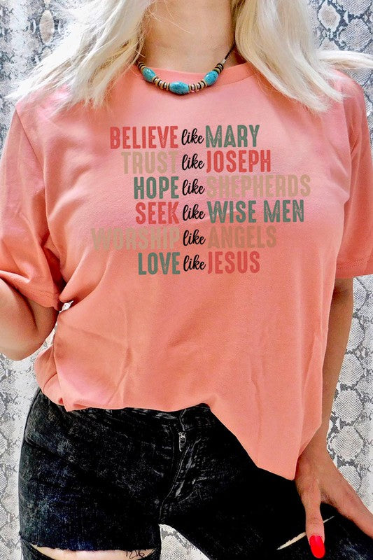 Love Like Jesus Christmas Tee