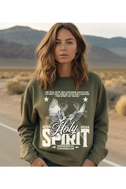 HOLY SPIRIT UNISEX FLEECE SWEATSHIRT