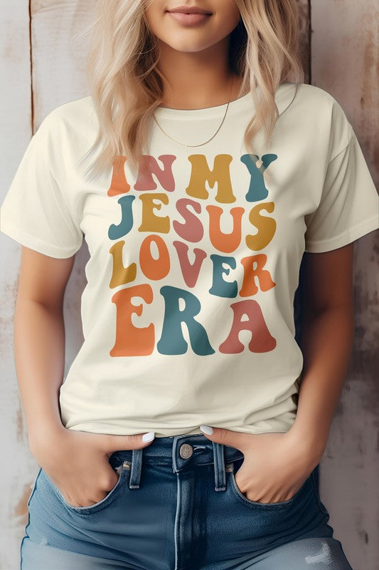 In My Jesus Lover Era Christian Graphic Tee