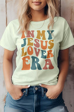Load image into Gallery viewer, In My Jesus Lover Era Christian Graphic Tee

