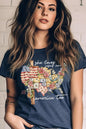 She Loves Jesus And America Too Graphic T Shirts