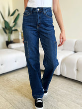 Load image into Gallery viewer, Judy Blue Full Size High Waist Straight Cargo Jeans
