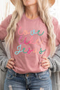 Colorful Love Like Jesus Graphic Tee