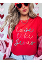 Colorful Love Like Jesus Graphic Tee