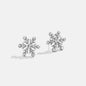 Christmas Element Copper Rhinestone Stud Earrings