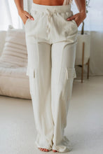 Load image into Gallery viewer, Drawstring High Waist Pants with Pockets
