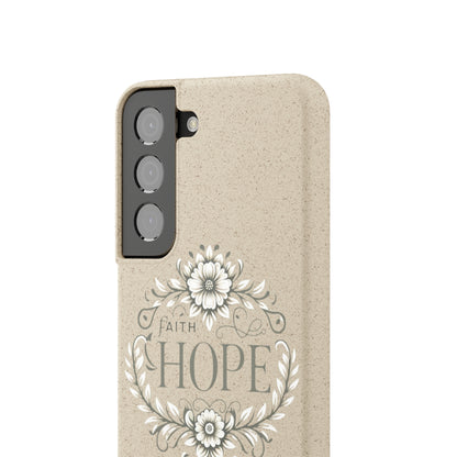 Faith Hope Biodegradable Cases