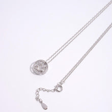 Load image into Gallery viewer, 925 Sterling Silver Zircon Smiley Face Necklace
