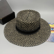Load image into Gallery viewer, Adjustable Paper Braided Hat
