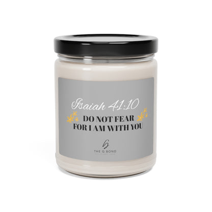 Isaiah 41:10 Scented Soy Christian Candle