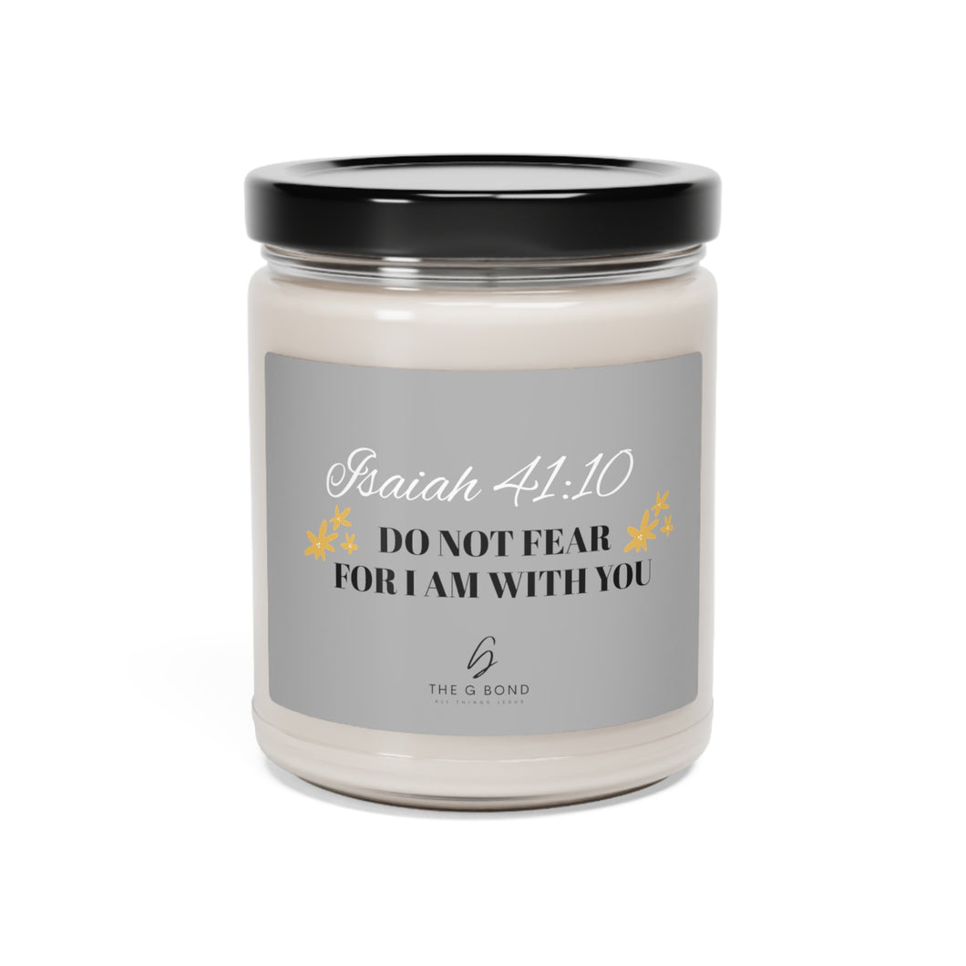 Isaiah 41:10 Scented Soy Christian Candle
