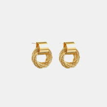 Load image into Gallery viewer, Alloy Gold-Plated Drop Earrings
