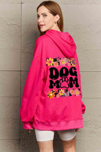 Load image into Gallery viewer, Simply Love Simply Love Full Size DOG MOM Graphic Hoodie
