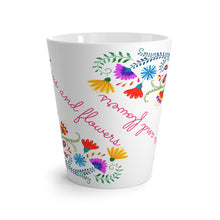 Load image into Gallery viewer, Jesus and Flowers Latte Mug
