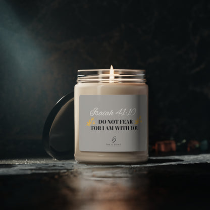 Isaiah 41:10 Scented Soy Christian Candle