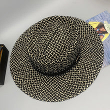 Load image into Gallery viewer, Adjustable Paper Braided Hat
