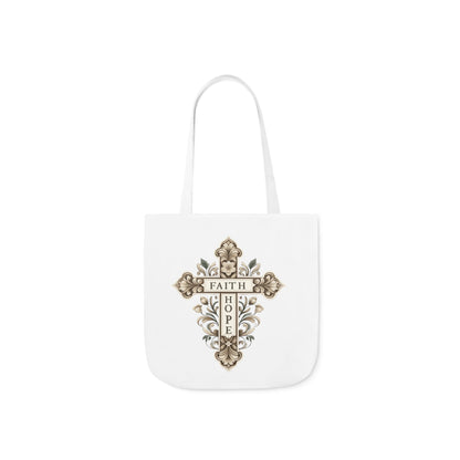 Faith Hope Canvas Tote Bag