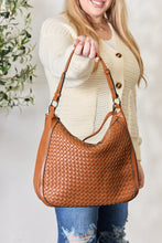 Load image into Gallery viewer, SHOMICO Weaved Vegan Leather Handbag
