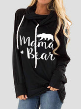 Load image into Gallery viewer, Drawstring Letter Graphic Long Sleeve Hoodie
