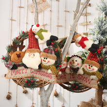 Load image into Gallery viewer, Christmas Doll Wreath Ornament
