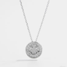 Load image into Gallery viewer, 925 Sterling Silver Zircon Smiley Face Necklace
