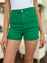 Load image into Gallery viewer, Judy Blue Full Size Tummy Control Garment Dyed Denim Shorts
