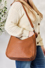 Load image into Gallery viewer, SHOMICO Weaved Vegan Leather Handbag
