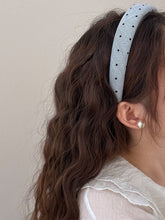 Load image into Gallery viewer, Polka Dot Polyester Wide Headband
