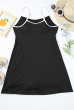Load image into Gallery viewer, Contrast Trim Scoop Neck One-Piece Swimwear
