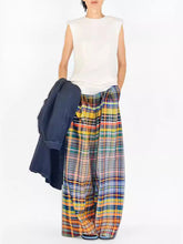 Load image into Gallery viewer, Full Size Plaid Wide Leg Pants
