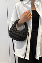 Load image into Gallery viewer, Quilted Puffy Removable Strap Crossbody Bag
