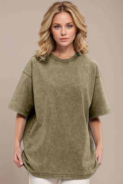 Basic Bae Round Neck Half Sleeve T-Shirt