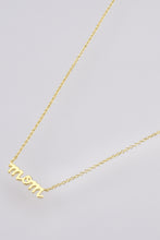 Load image into Gallery viewer, MOM 925 Sterling Silver Necklace
